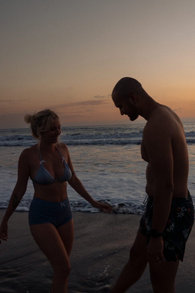 san diego beach engagement photos