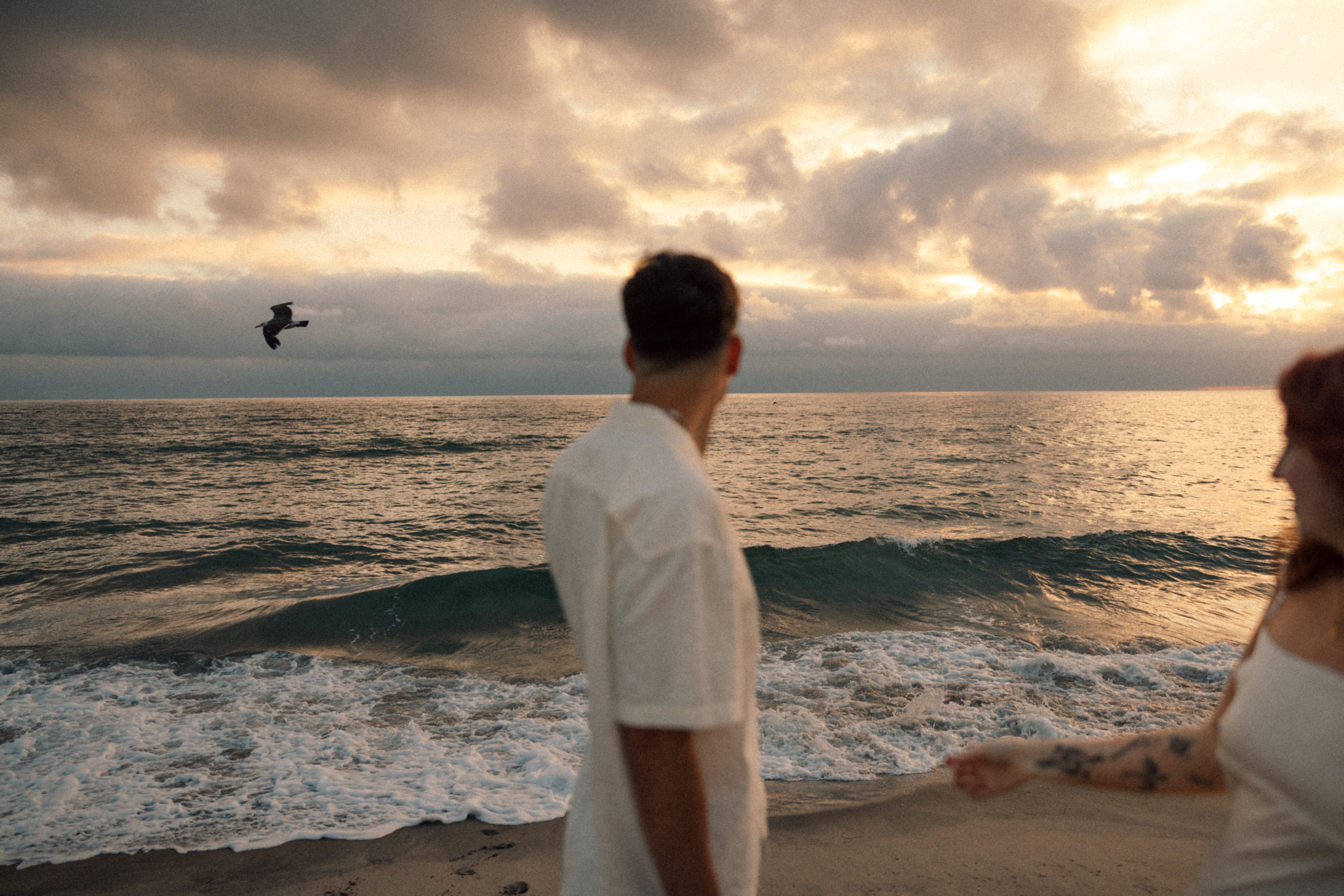 cinematic beach session