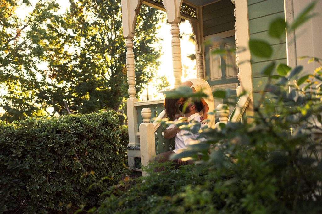 colorful engagement photos