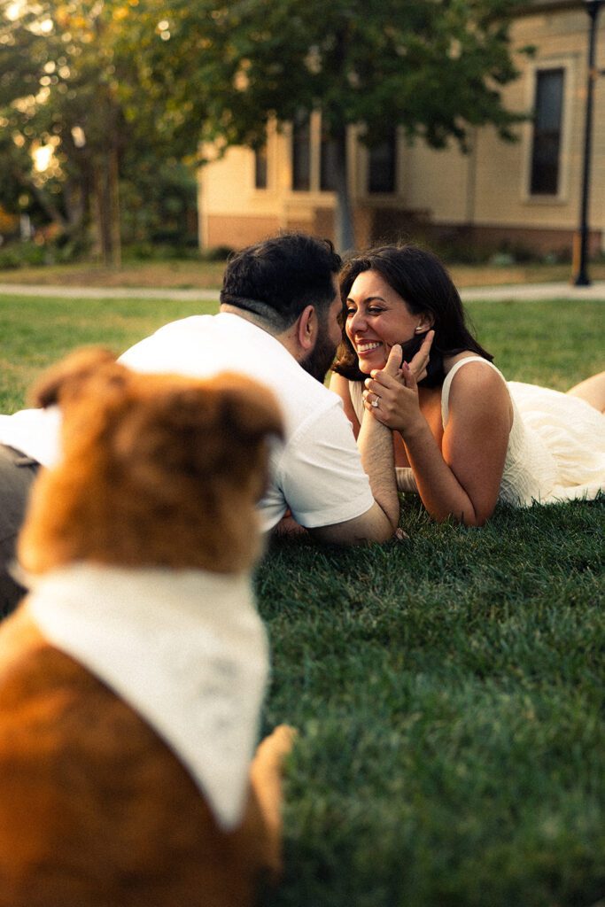 old town engagement session