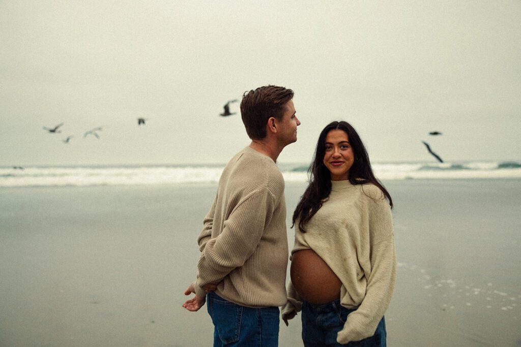 San Diego Maternity Session on the beach