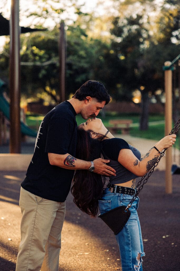 San Diego engagement session at Felicita Park in Escondido