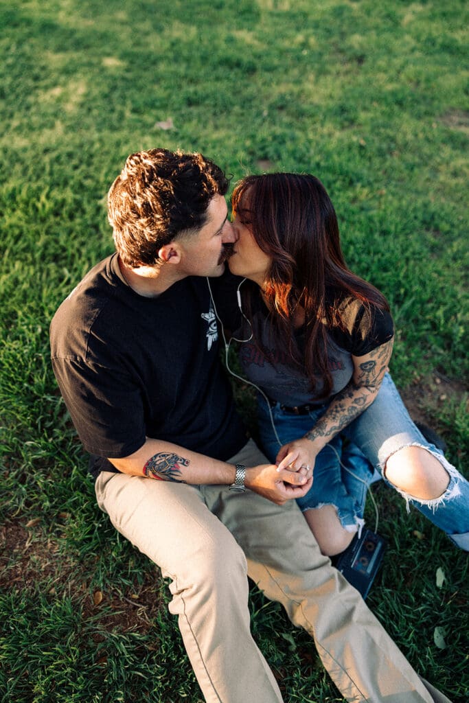 playful san diego engagement session
