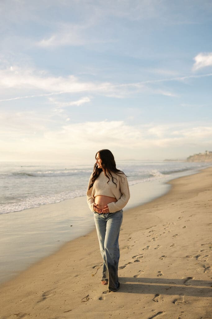 solo maternity photos