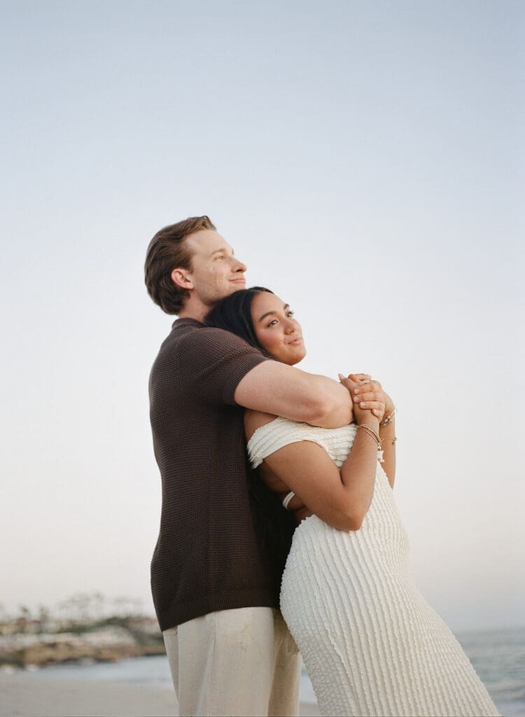 Windansea Beach Proposal captured on medium format film