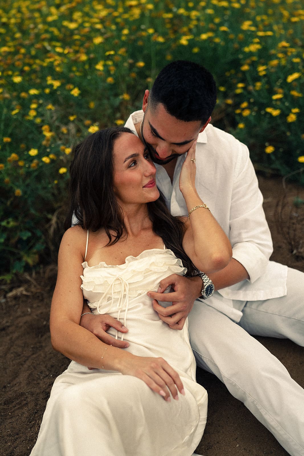 Cloudy Sunset Cliffs Engagement Session